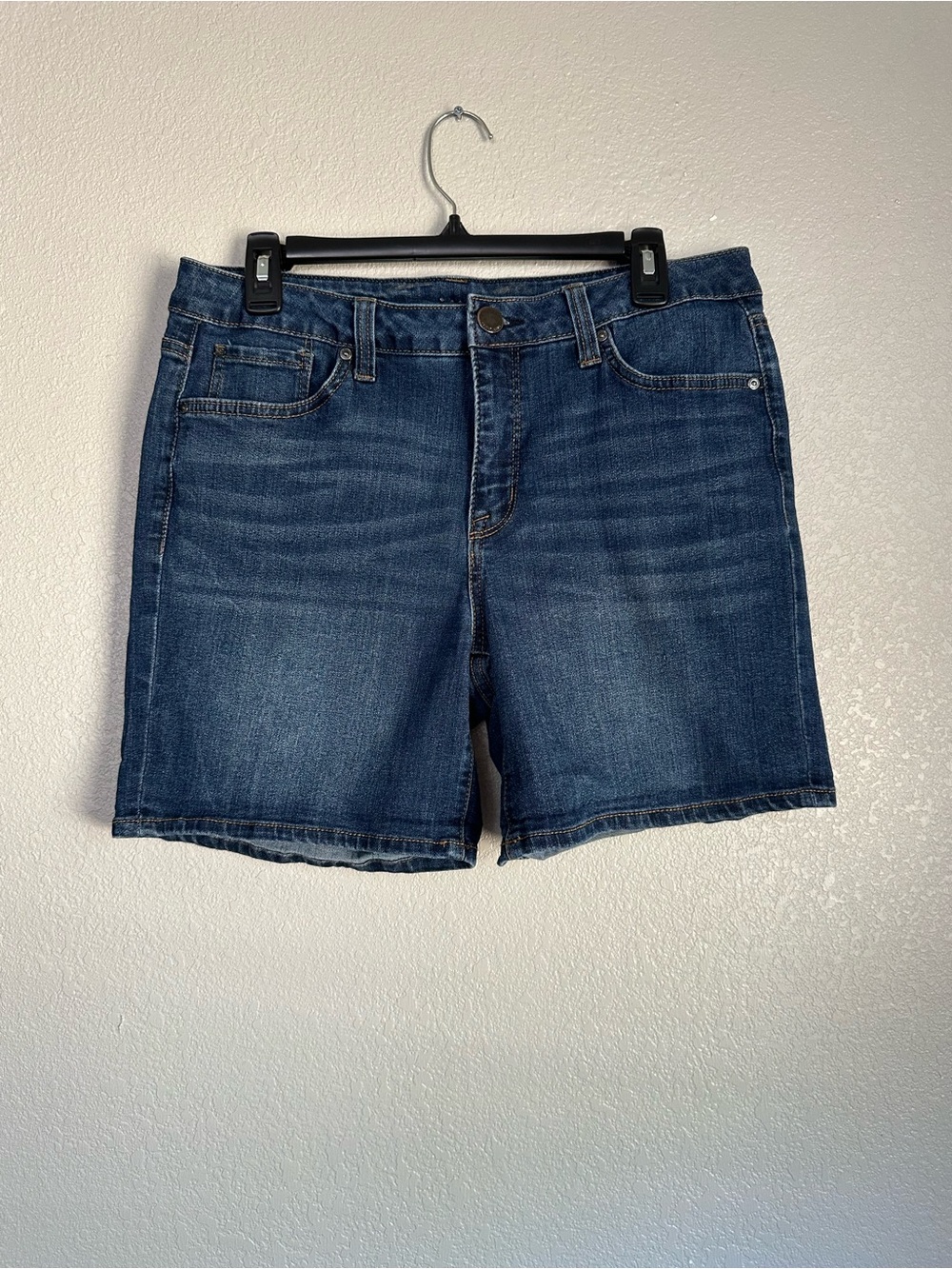 Seven7 Dark Wash Denim Jean Shorts
